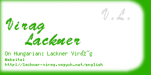 virag lackner business card